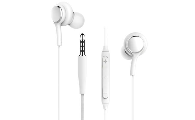 WIWU EB310 3.5mm Audio Jack in-ear stereo Wired Earphone - White